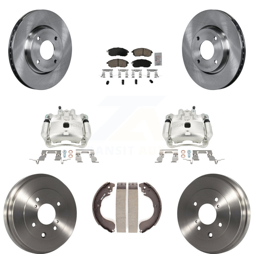Transit Auto KC8-101489N Disc Brake Kit for 2007-2012 Nissan Versa - Front and Rear product image