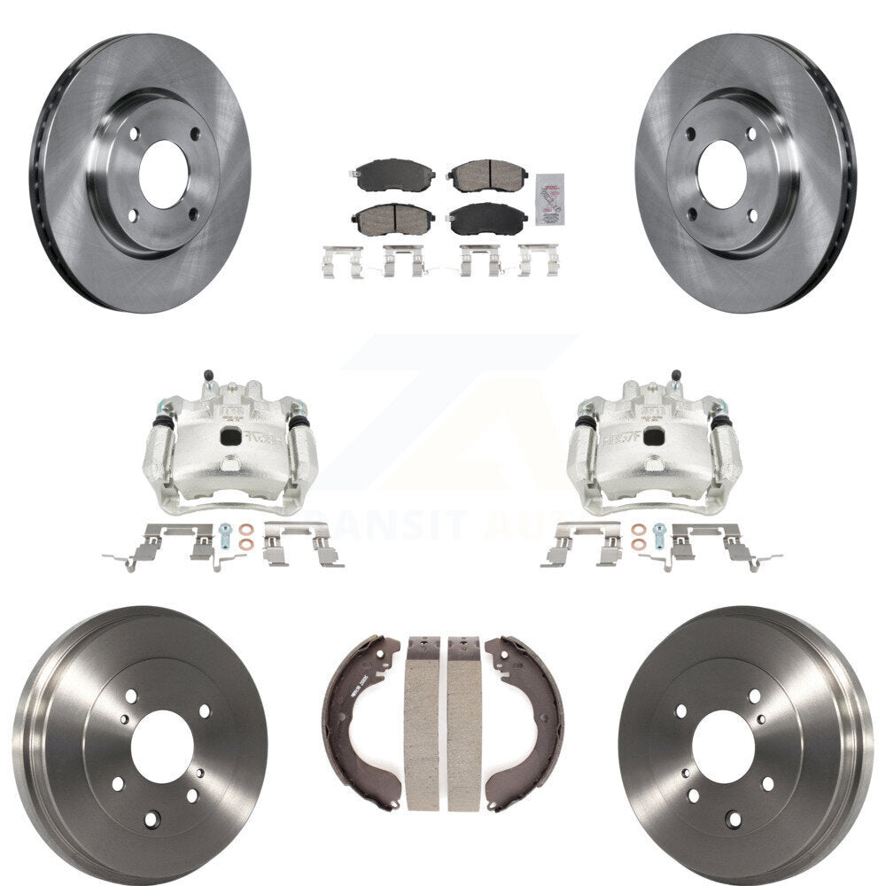Transit Auto KC8-101490N Disc Brake Kit for 2007-2012 Nissan Versa - Front and Rear product image