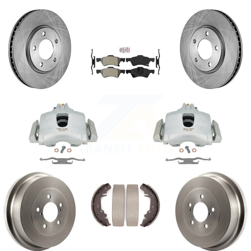 Transit Auto KC8-101491N Disc Brake Kit for 2001-2007 Chrysler Town & Country, Dodge Caravan, Dodge Grand Caravan - Front and Rear product image