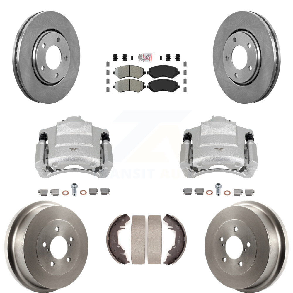 Transit Auto KC8-101493N Disc Brake Kit for 2004-2007 Chrysler Town & Country, Dodge Caravan, Dodge Grand Caravan - Front and Rear product image