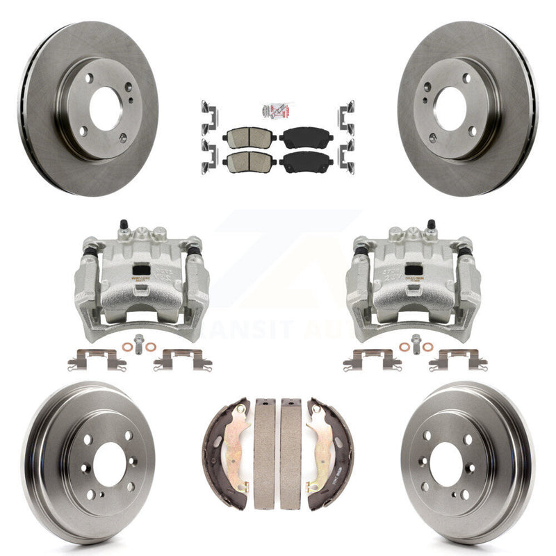 Transit Auto KC8-101497N Disc Brake Kit for 2011-2019 Ford Fiesta - Front and Rear product image