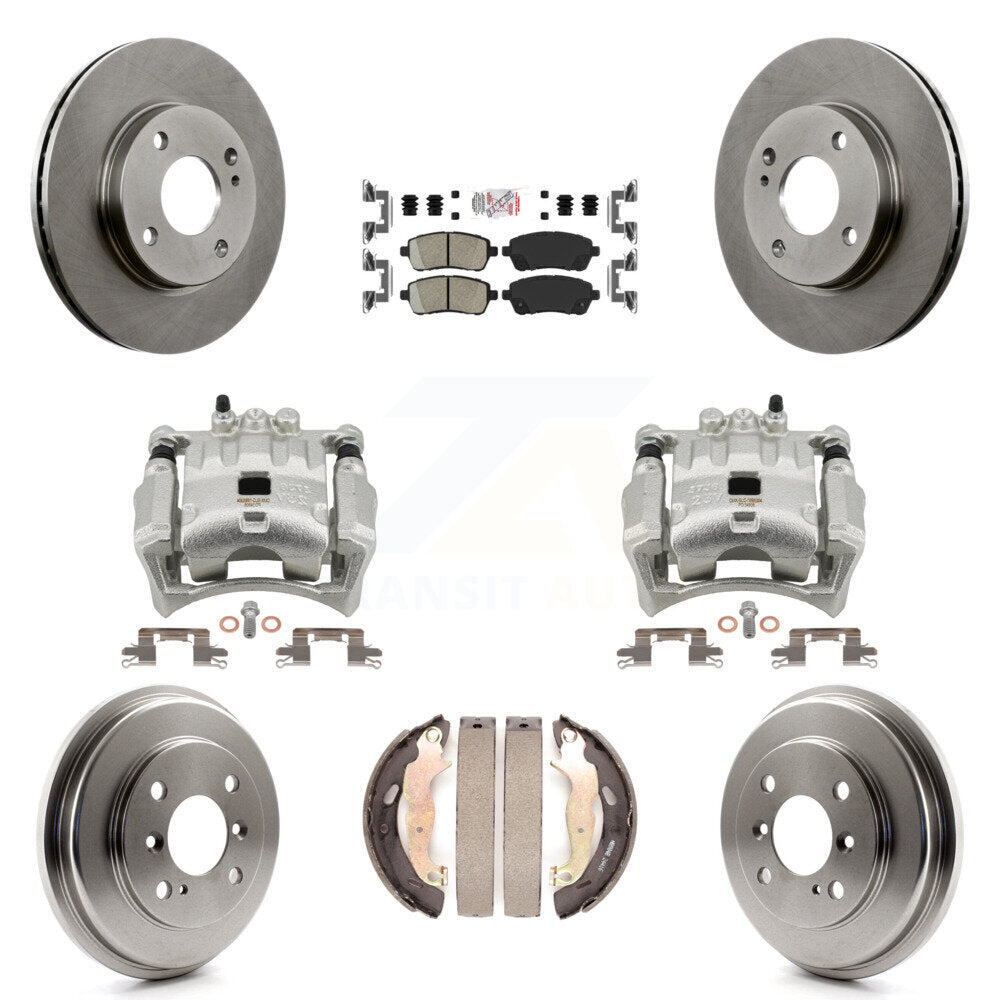 Transit Auto KC8-101498N Disc Brake Kit for 2011-2019 Ford Fiesta - Front and Rear product image