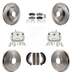 Transit Auto KC8-101500N Disc Brake Kit for 2017-2019 Nissan Sentra - Front and Rear product image