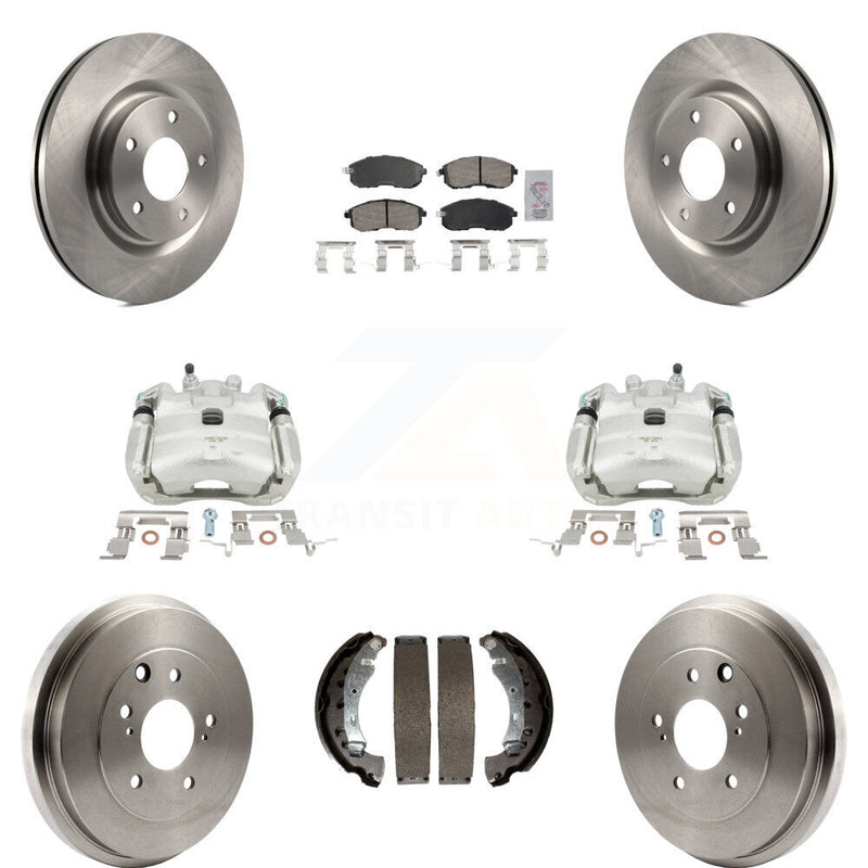 Transit Auto KC8-101500N Disc Brake Kit for 2017-2019 Nissan Sentra - Front and Rear product image