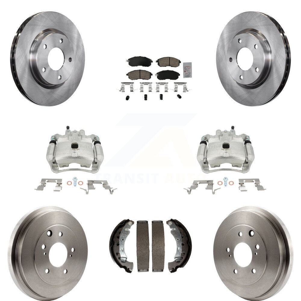 Transit Auto KC8-101501N Disc Brake Kit for 2013-2019 Nissan Sentra - Front and Rear product image