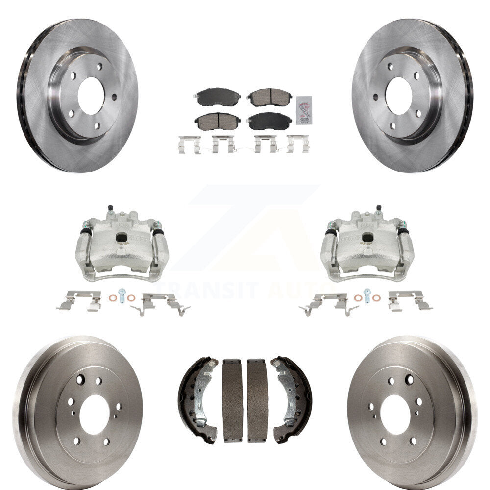 Transit Auto KC8-101502N Disc Brake Kit for 2013-2019 Nissan Sentra - Front and Rear product image