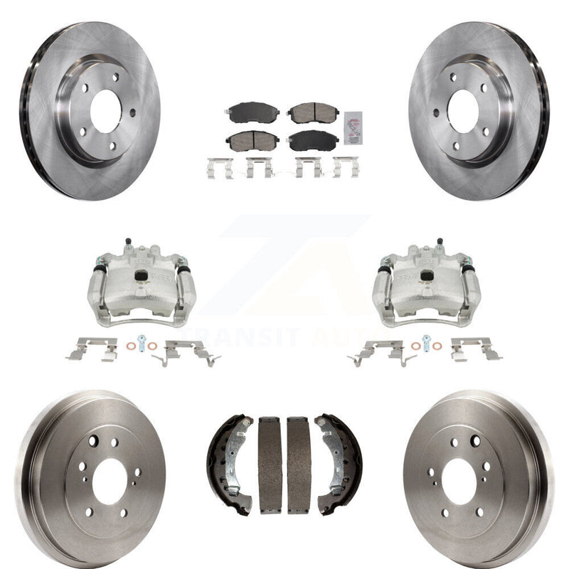 Transit Auto KC8-101502N Disc Brake Kit for 2013-2019 Nissan Sentra - Front and Rear product image