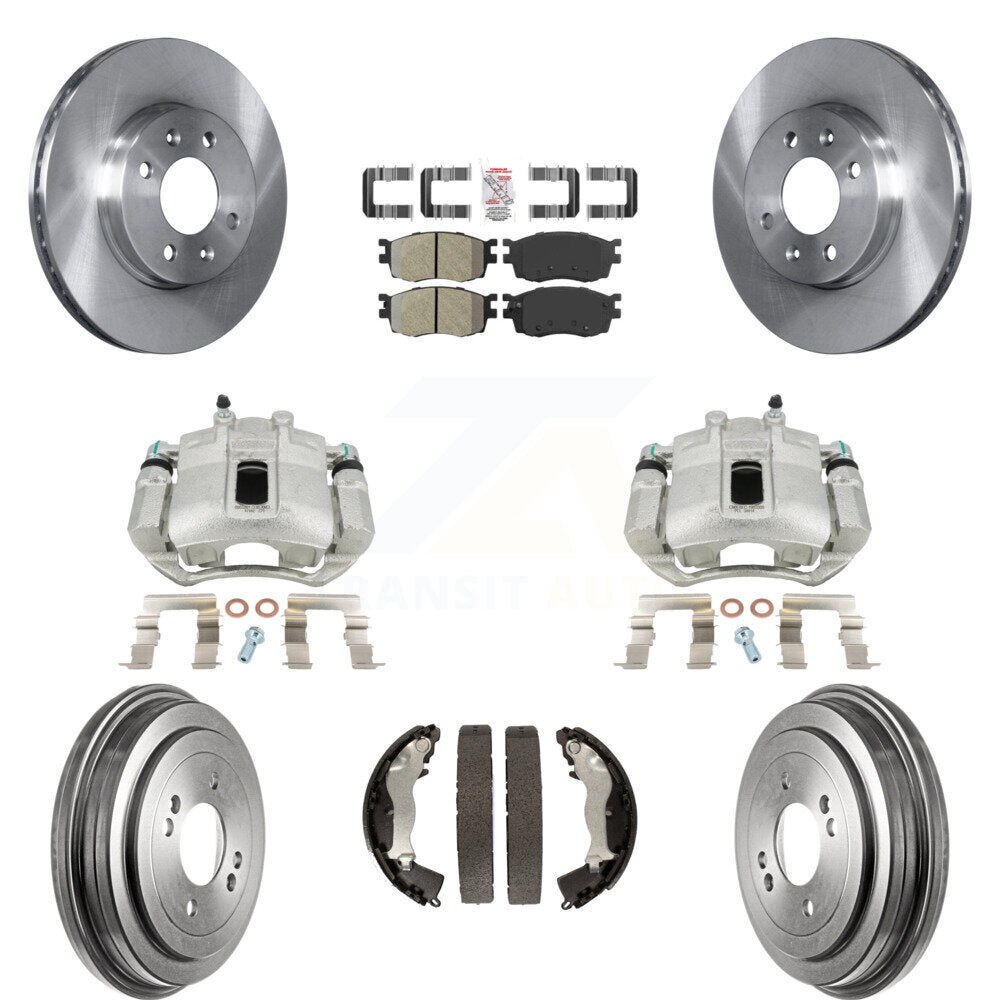 Transit Auto KC8-101503N Disc Brake Kit for 2006-2011 Hyundai Accent, Kia Rio, Kia Rio5 - Front and Rear product image