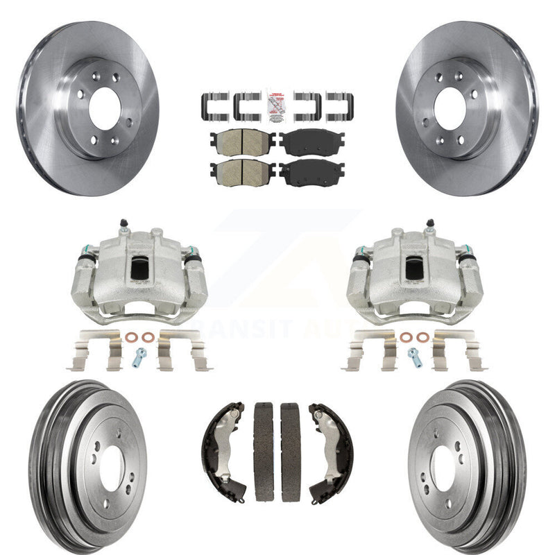 Transit Auto KC8-101503N Disc Brake Kit for 2006-2011 Hyundai Accent, Kia Rio, Kia Rio5 - Front and Rear product image