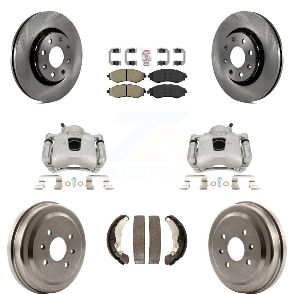 Transit Auto KC8-101506N Disc Brake Kit for 2004-2015 Chevrolet Spark, Pontiac G3, Pontiac G3 Wave & more - Front and Rear product image