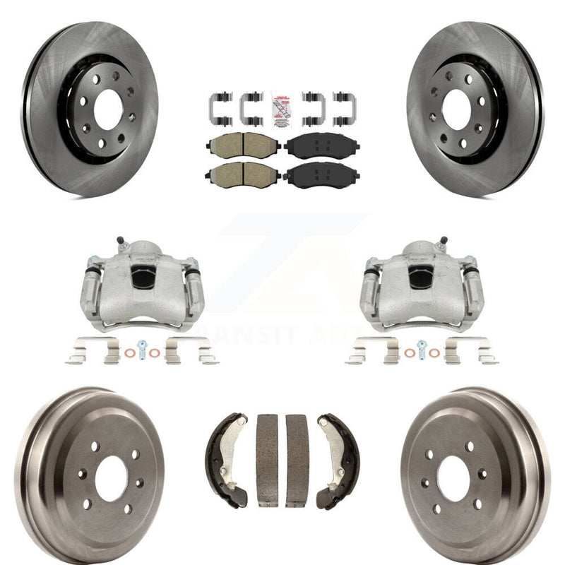 Transit Auto KC8-101506N Disc Brake Kit for 2004-2015 Chevrolet Spark, Pontiac G3, Pontiac G3 Wave & more - Front and Rear product image
