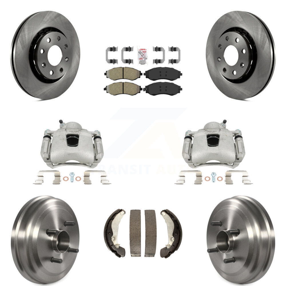 Transit Auto KC8-101507N Disc Brake Kit for 2004-2011 Pontiac G3, Chevrolet Aveo5, Pontiac Wave & more - Front and Rear product image