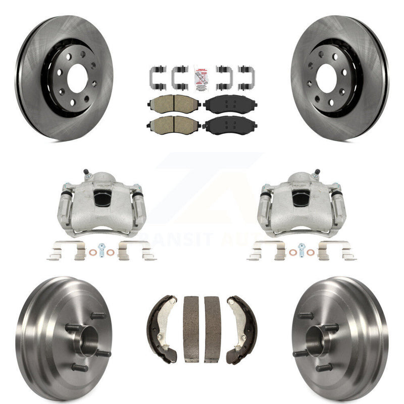 Transit Auto KC8-101507N Disc Brake Kit for 2004-2011 Pontiac G3, Chevrolet Aveo5, Pontiac Wave & more - Front and Rear product image