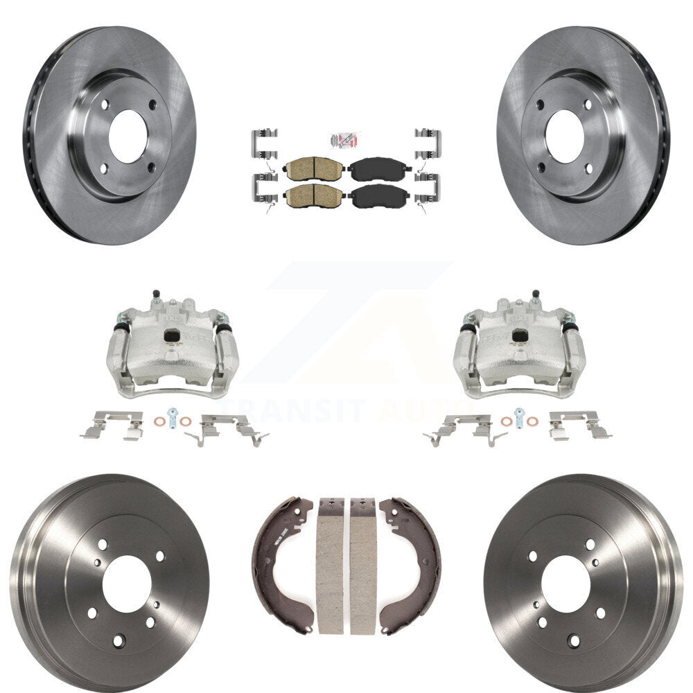 Transit Auto KC8-101521N Disc Brake Kit for 2007-2012 Nissan Sentra - Front and Rear product image
