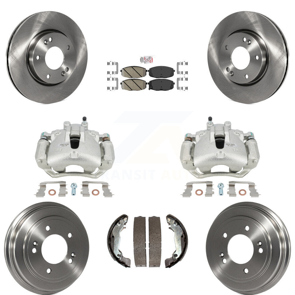 Transit Auto KC8-101523N Disc Brake Kit for 2009-2010 Hyundai Elantra - Front and Rear product image