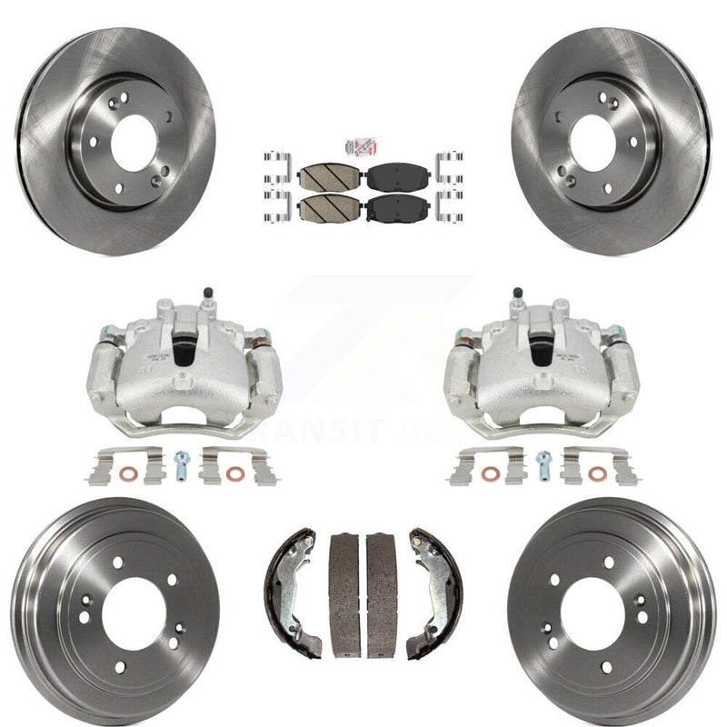 Transit Auto KC8-101523N Disc Brake Kit for 2009-2010 Hyundai Elantra - Front and Rear product image