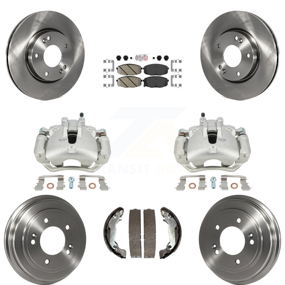 Transit Auto KC8-101524N Disc Brake Kit for 2009-2010 Hyundai Elantra - Front and Rear product image
