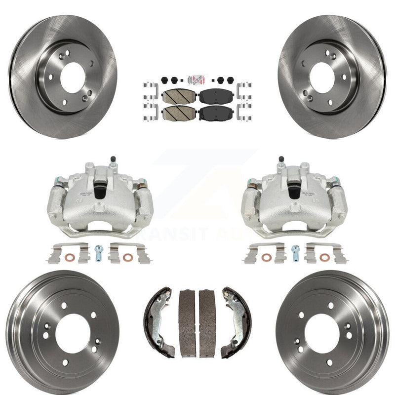 Transit Auto KC8-101524N Disc Brake Kit for 2009-2010 Hyundai Elantra - Front and Rear product image
