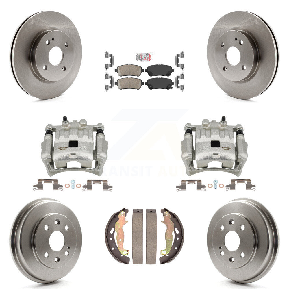 Transit Auto KC8-101527N Disc Brake Kit for 2011-2014 Mazda 2 - Front and Rear product image
