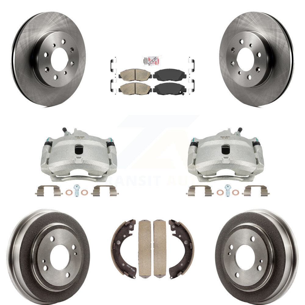 Transit Auto KC8-101536N Disc Brake Kit for 1996-2000 Honda Civic, Acura EL - Front and Rear product image