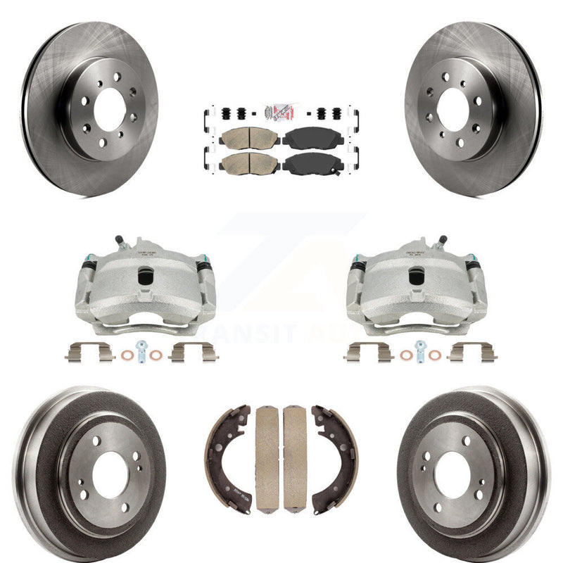 Transit Auto KC8-101537N Disc Brake Kit for 1996-2000 Honda Civic, Acura EL - Front and Rear product image
