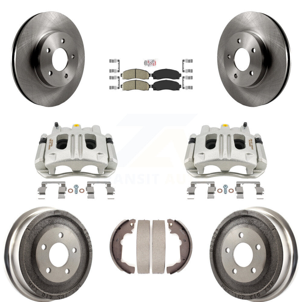 Transit Auto KC8-101538N Disc Brake Kit for 2004-2007 Chevrolet Equinox, Pontiac Torrent, Saturn Vue - Front and Rear product image