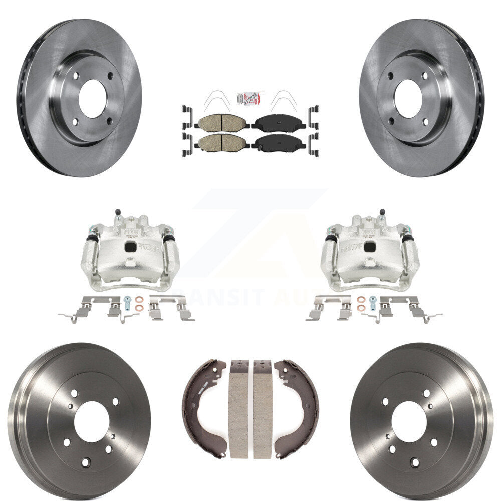 Transit Auto KC8-101568N Disc Brake Kit for 2008 Nissan Versa - Front and Rear product image