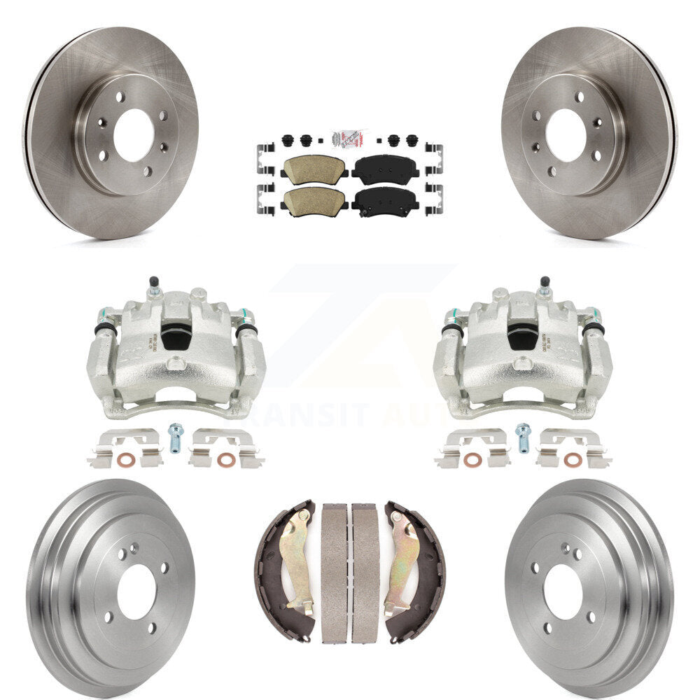 Transit Auto KC8-101583N Disc Brake Kit for 2012-2017 Hyundai Accent - Front and Rear product image