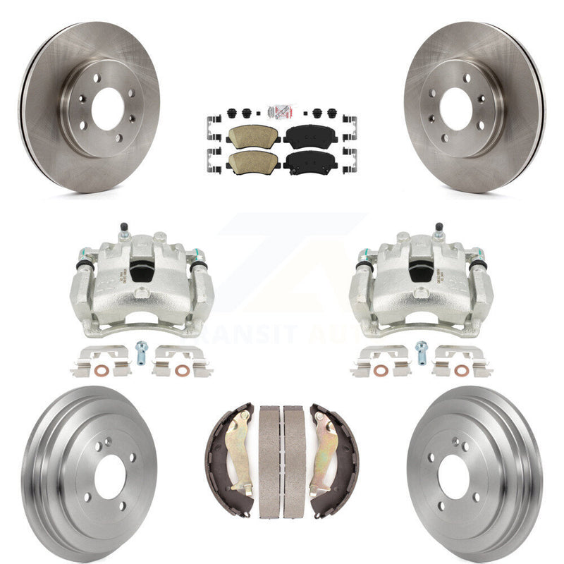 Transit Auto KC8-101583N Disc Brake Kit for 2012-2017 Hyundai Accent - Front and Rear product image