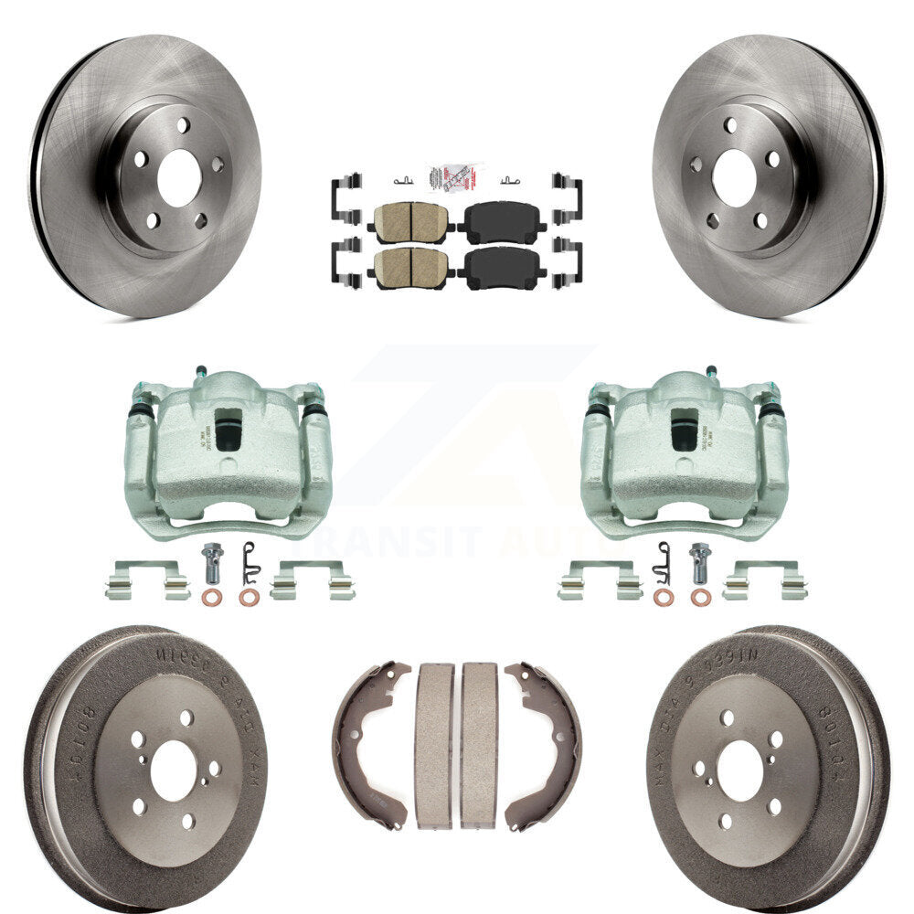 Transit Auto KC8-101585N Disc Brake Kit for 2003-2008 Pontiac Vibe, Toyota Matrix - Front and Rear product image