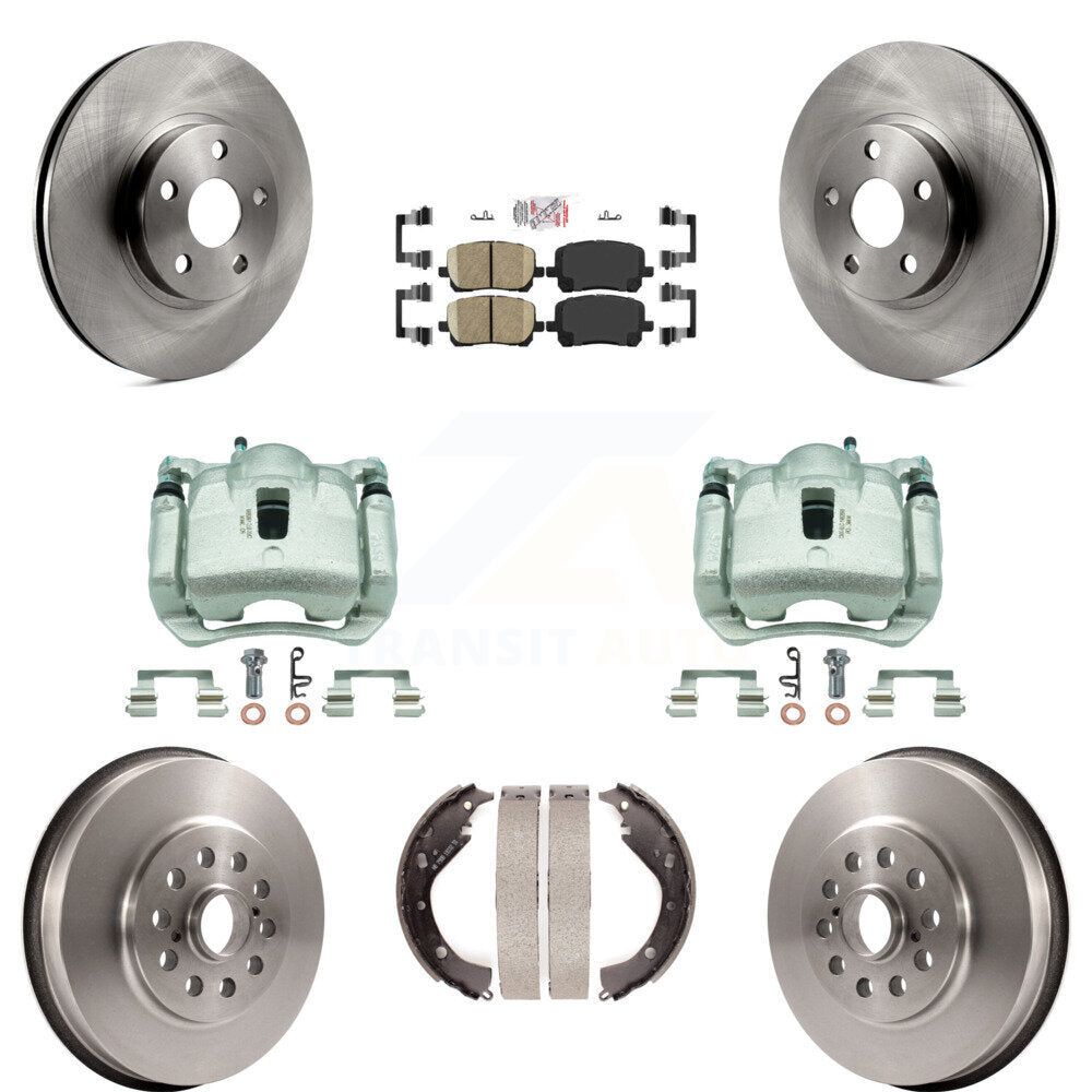 Transit Auto KC8-101587N Disc Brake Kit for 2003-2006 Pontiac Vibe, Toyota Matrix - Front and Rear product image