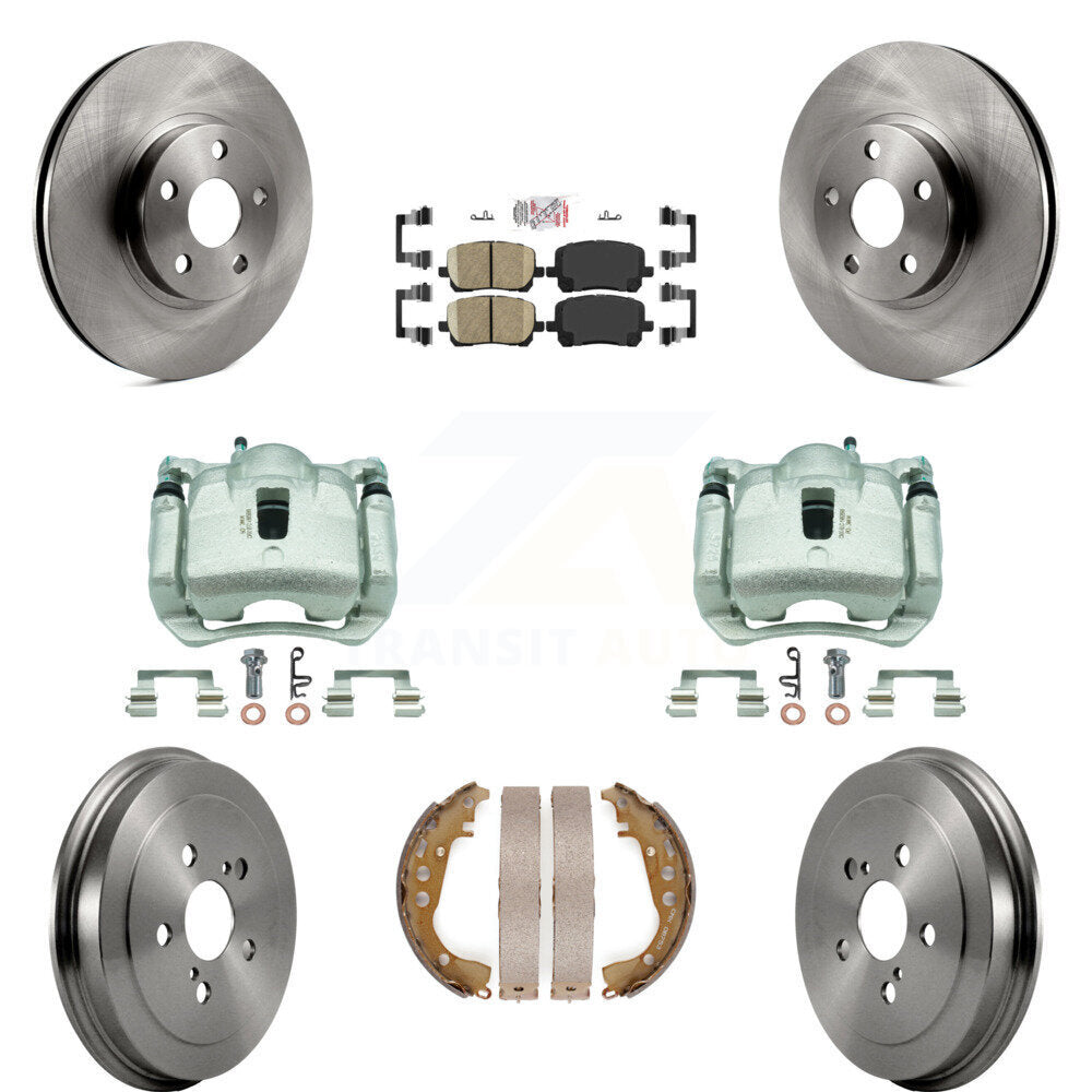 Transit Auto KC8-101589N Disc Brake Kit for 2003-2008 Toyota Corolla - Front and Rear product image