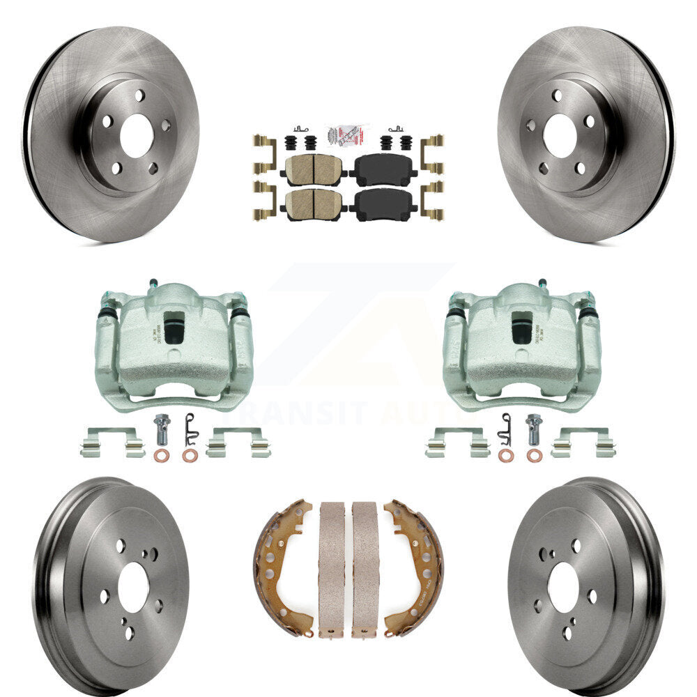 Transit Auto KC8-101590N Disc Brake Kit for 2003-2008 Toyota Corolla - Front and Rear product image