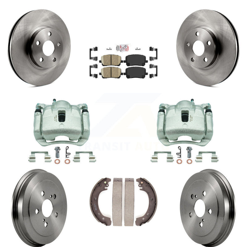 Transit Auto KC8-101591N Disc Brake Kit for 2003-2008 Toyota Corolla - Front and Rear product image