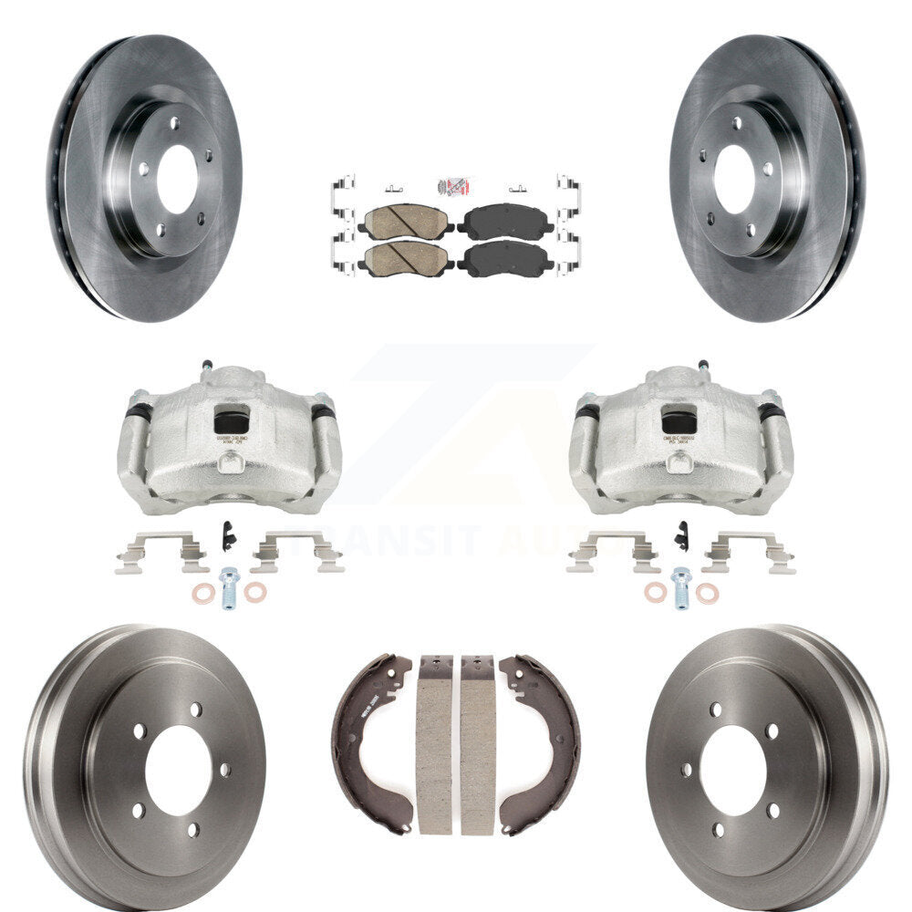 Transit Auto KC8-101594N Disc Brake Kit for 2007-2017 Dodge Caliber, Dodge Avenger, Jeep Compass & more - Front and Rear product image