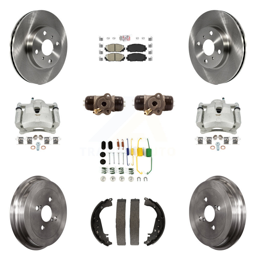 Transit Auto KC8-101607N Disc Brake Kit for 2006-2014 Toyota Yaris - Front and Rear product image
