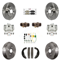 Transit Auto KC8-101607N Disc Brake Kit for 2006-2014 Toyota Yaris - Front and Rear product image