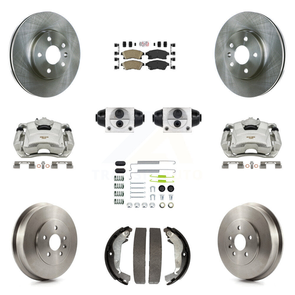 Transit Auto KC8-101625N Disc Brake Kit for 2011-2016 Chevrolet Cruze Limited, Chevrolet Cruze - Front and Rear product image