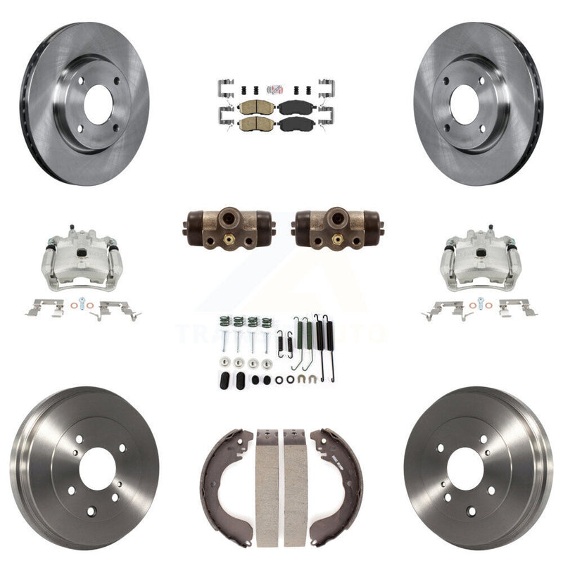 Transit Auto KC8-101636N Disc Brake Kit for 2007-2012 Nissan Sentra - Front and Rear product image
