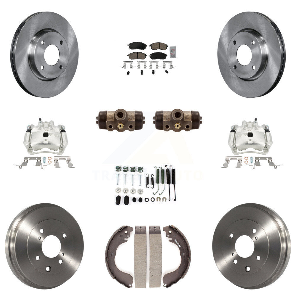 Transit Auto KC8-101637N Disc Brake Kit for 2007-2012 Nissan Versa - Front and Rear product image