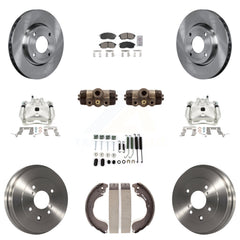 Transit Auto KC8-101638N Disc Brake Kit for 2007-2012 Nissan Versa - Front and Rear product image