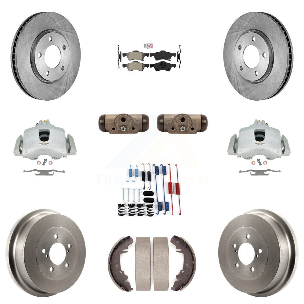 Transit Auto KC8-101639N Disc Brake Kit for 2001-2007 Chrysler Town & Country, Dodge Caravan, Dodge Grand Caravan - Front and Rear product image