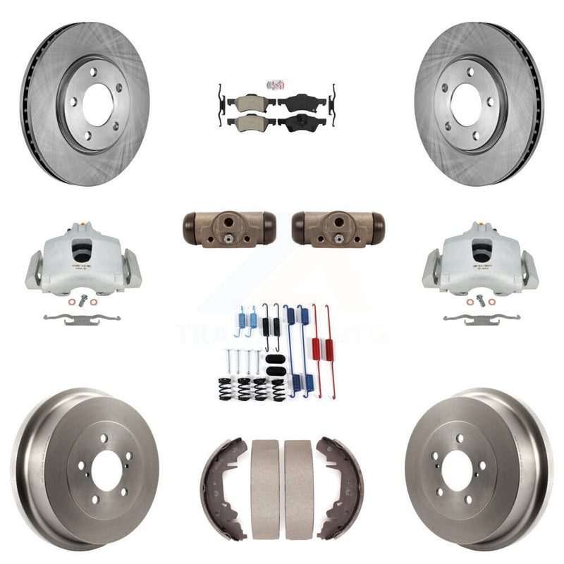 Transit Auto KC8-101639N Disc Brake Kit for 2001-2007 Chrysler Town & Country, Dodge Caravan, Dodge Grand Caravan - Front and Rear product image
