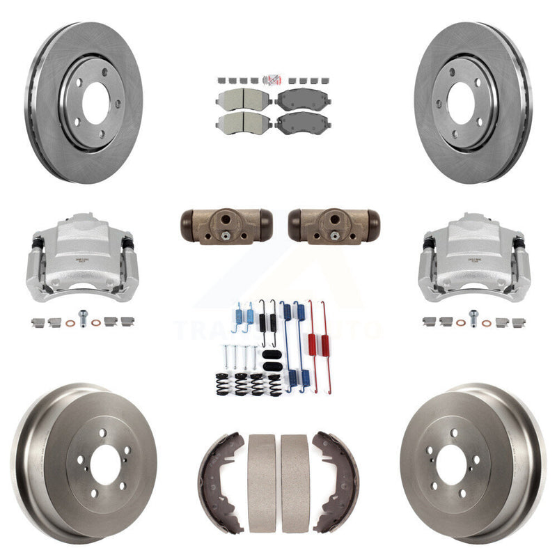 Transit Auto KC8-101640N Disc Brake Kit for 2004-2007 Chrysler Town & Country, Dodge Caravan, Dodge Grand Caravan - Front and Rear product image