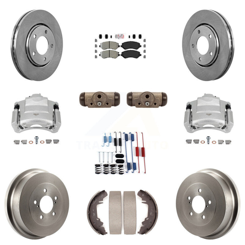 Transit Auto KC8-101641N Disc Brake Kit for 2004-2007 Chrysler Town & Country, Dodge Caravan, Dodge Grand Caravan - Front and Rear product image