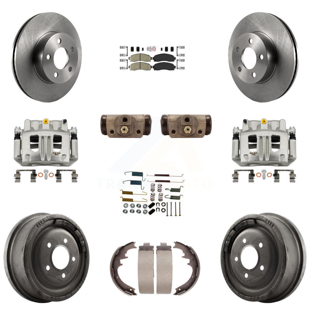 Transit Auto KC8-101677N Disc Brake Kit for 2004-2009 Mazda B4000, Ford Ranger - Front and Rear product image