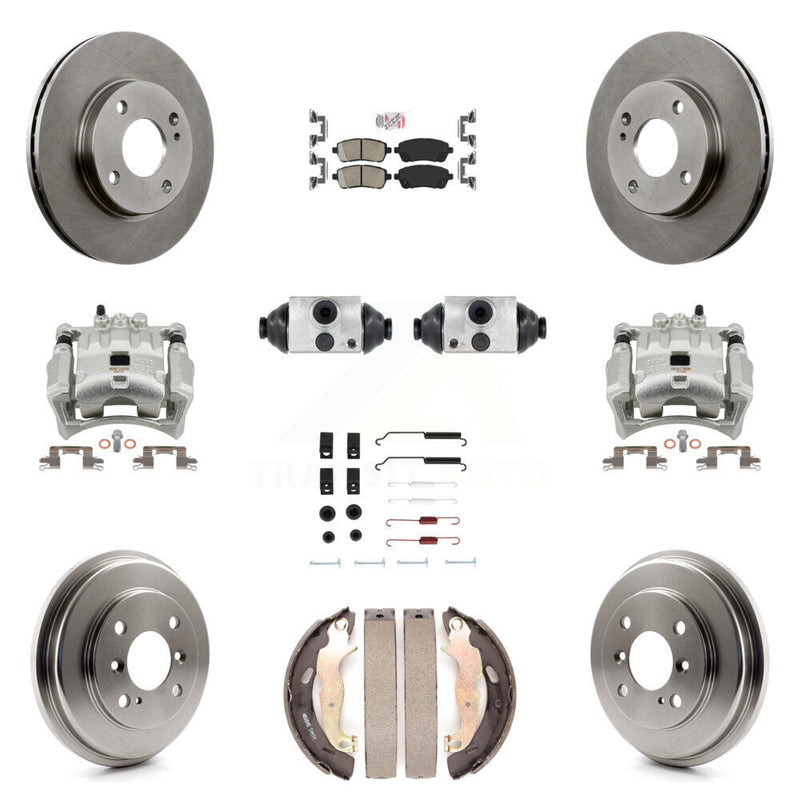 Transit Auto KC8-101679N Disc Brake Kit for 2011-2019 Ford Fiesta - Front and Rear product image