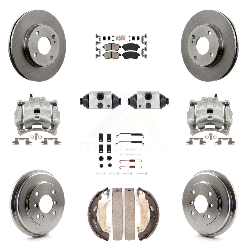 Transit Auto KC8-101680N Disc Brake Kit for 2011-2019 Ford Fiesta - Front and Rear product image