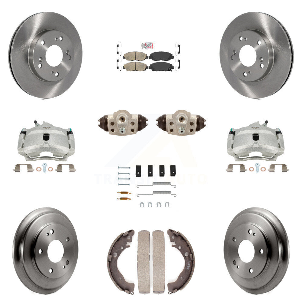 Transit Auto KC8-101702N Disc Brake Kit for 2006-2011 Honda Civic - Front and Rear product image