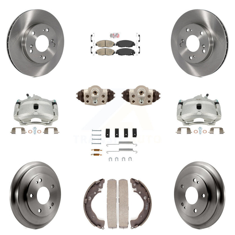 Transit Auto KC8-101702N Disc Brake Kit for 2006-2011 Honda Civic - Front and Rear product image